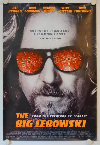 The Big Lebowski originales US Onesheet Filmplakat